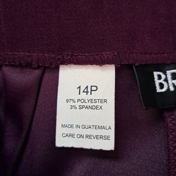 Briggs Faux Suede Pleated Front Pants - Picture 4 of 6